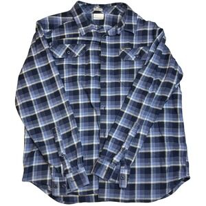 Columbia Flannel Shirt‎ Omni-Wick Plaid Button Up Long Sleeve Mens